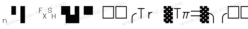 047 CA1978 粗体(TrueType)(西方)字体转换